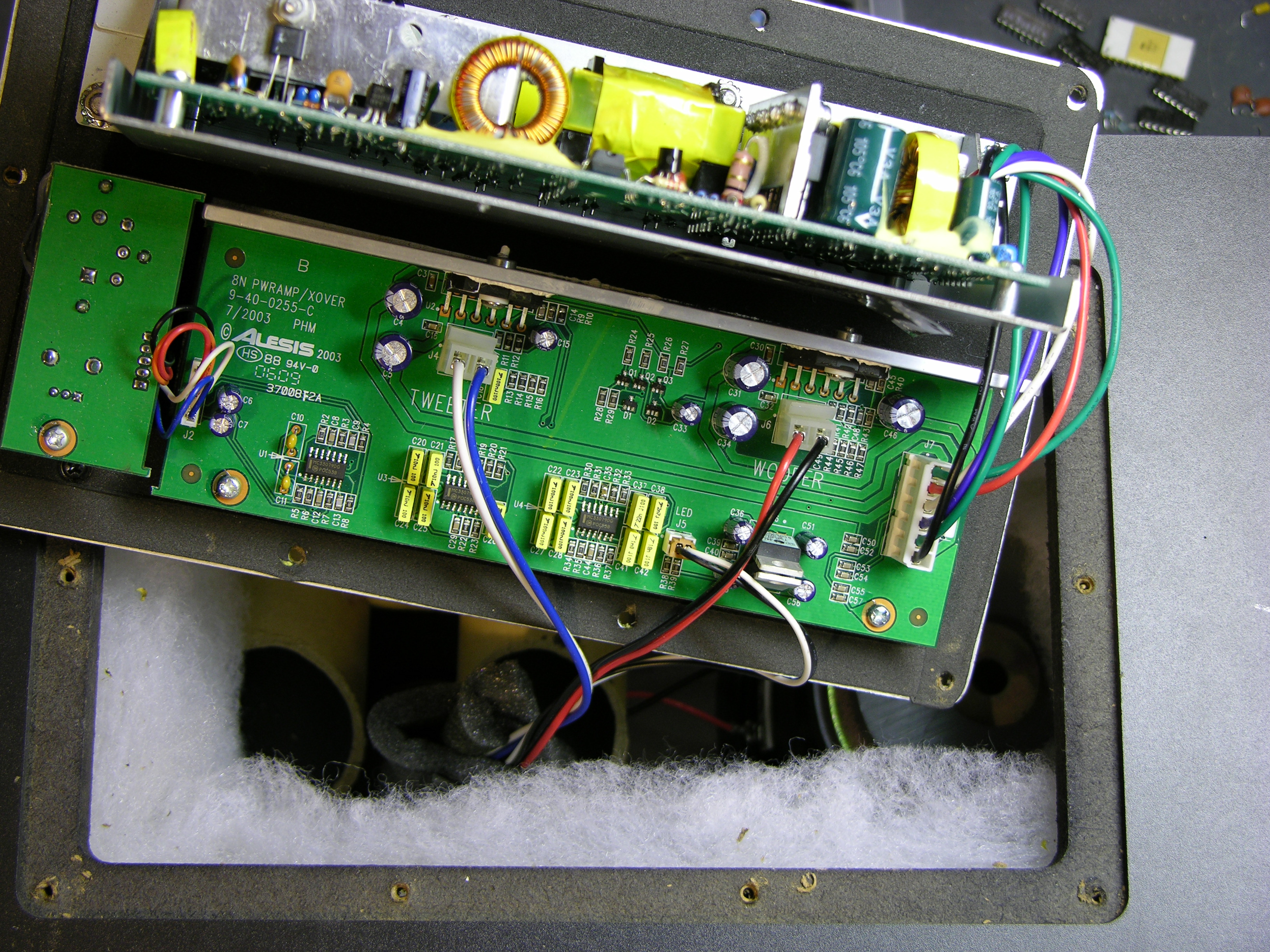 Repairing Alesis M1 Active mk2 Monitor Speakers « Keith's