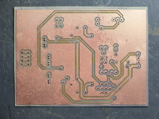 Etched PC board