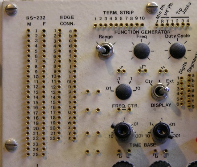 Slim's prototyping station, breakout of top connectors