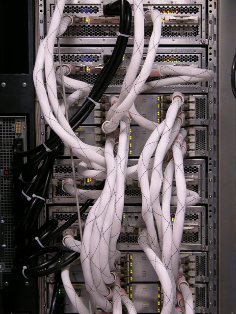 Huge SGI cluster cables