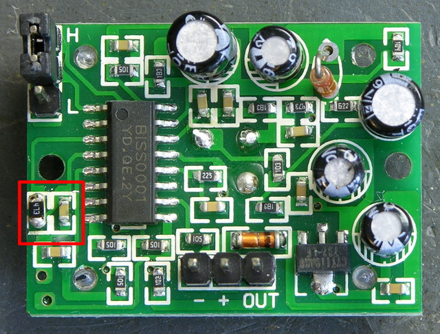 Parallax motion sensor, pulse timing components