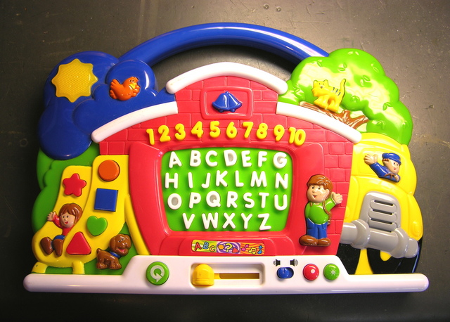 Alphabet training toy