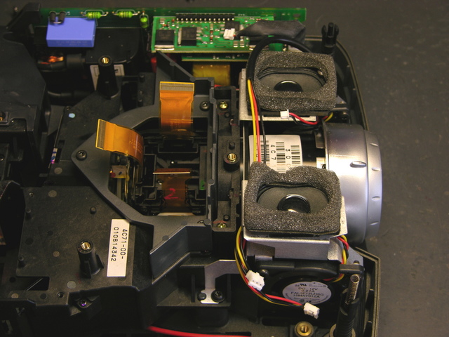 Interior of InFocus LP290 Projector