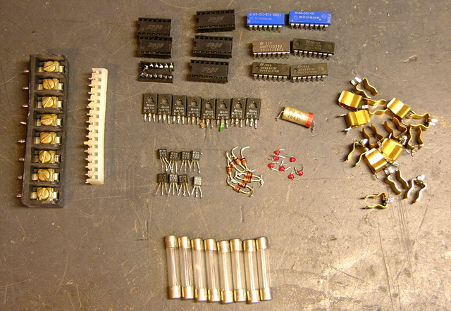 Salvaged electronic components