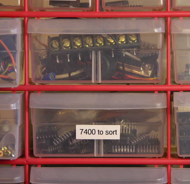 Connector and 7400 logic drawers