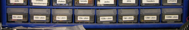 Resistor drawers