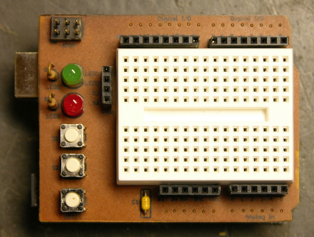 Homebrew Arduino protoshield