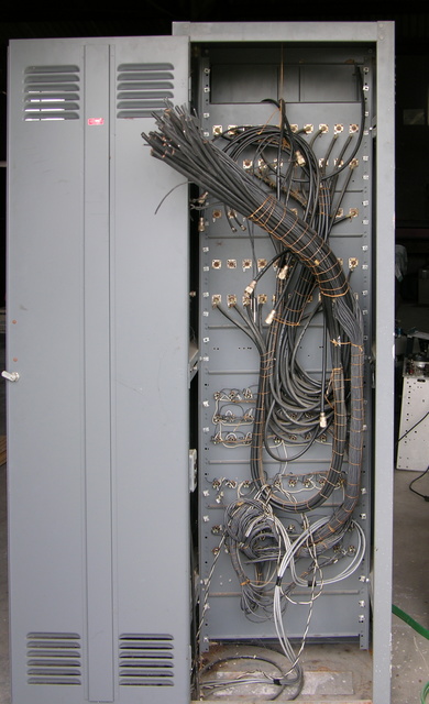 AV distribution rack from Slim, rear
