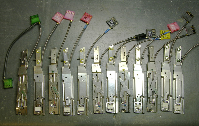 TI disk drive heads