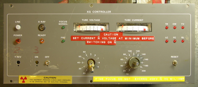 XG controller panel, front