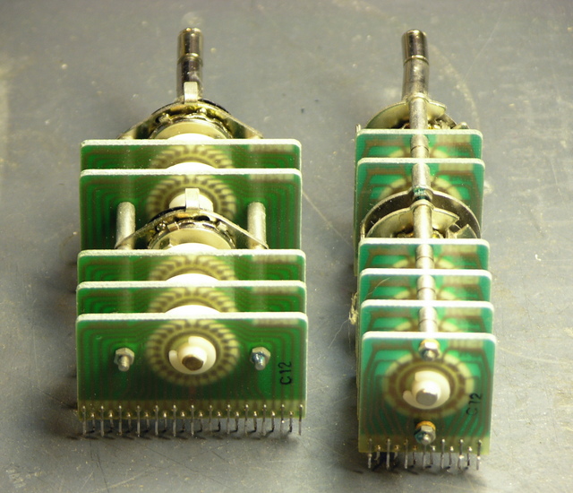 Rotary multi-position switches