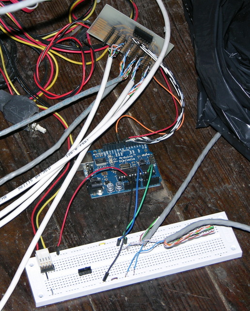 Arduino and Organic Energy Cloud bus/wiring
