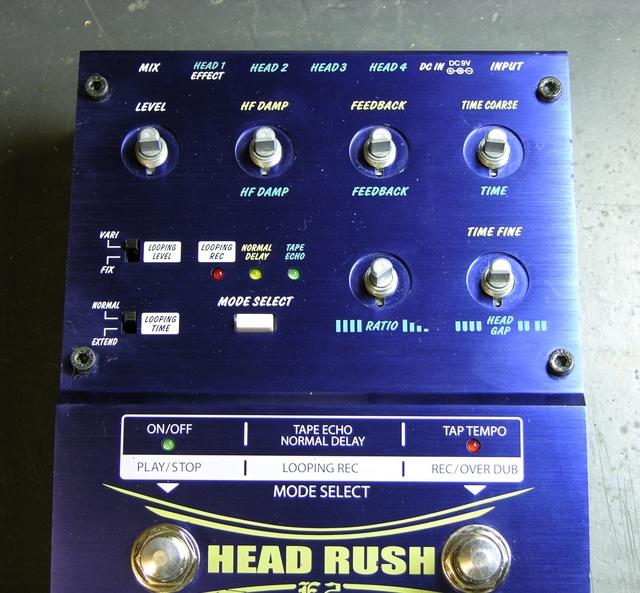 Akai Headrush E2 Delay/Loop controller, cleaned