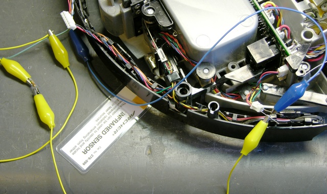 Testing Roomba Scheduler cliff sensor IR LEDs
