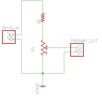 Resistor-potentiometer voltage divider circuit