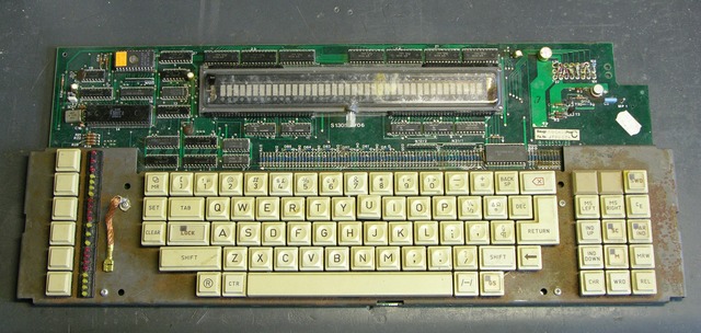 Vintage computer keyboard assembly