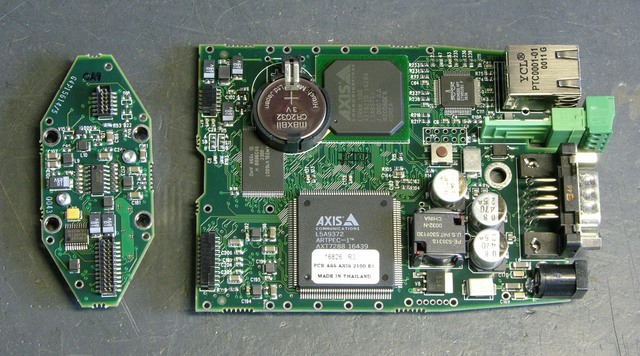 Axis 2100 network camera PCBs