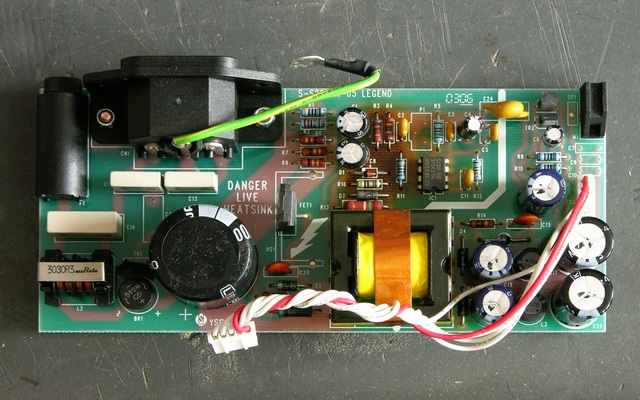 Soundcraft Spirit E6 mixer power supply board
