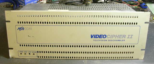 VideoCipher II television descrambler, front