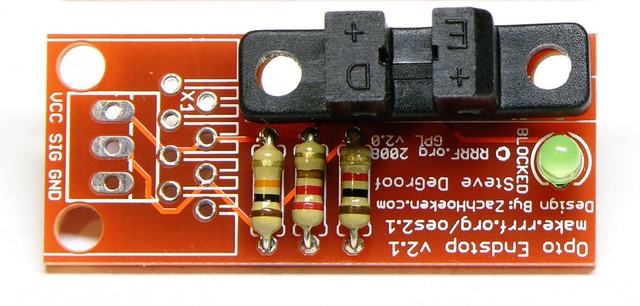 RepRap opto endstop optointerruptor alignment