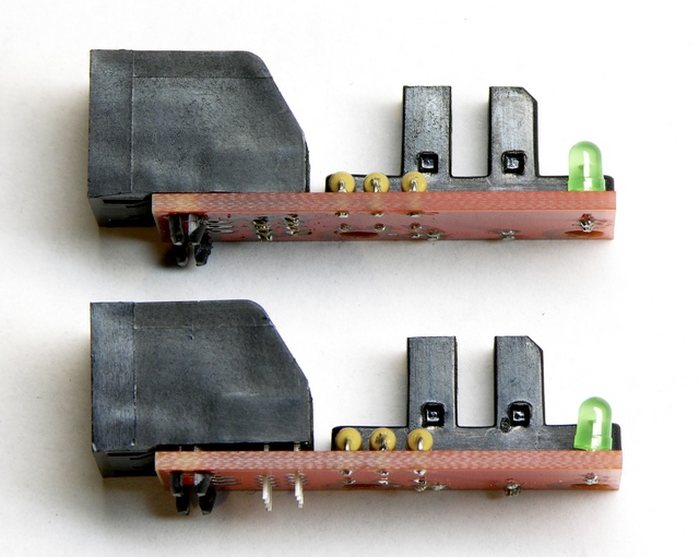 RepRap opto endstop RJ-45 jack fit with and without modification