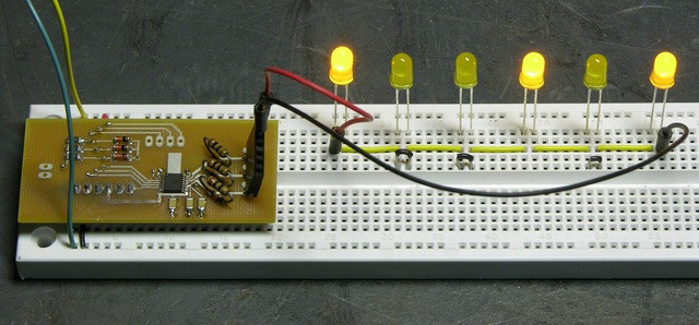 LED string driver with LEDs shorted