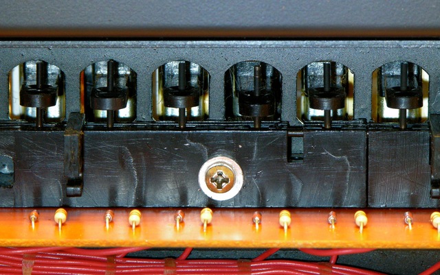 Organ key contact springs