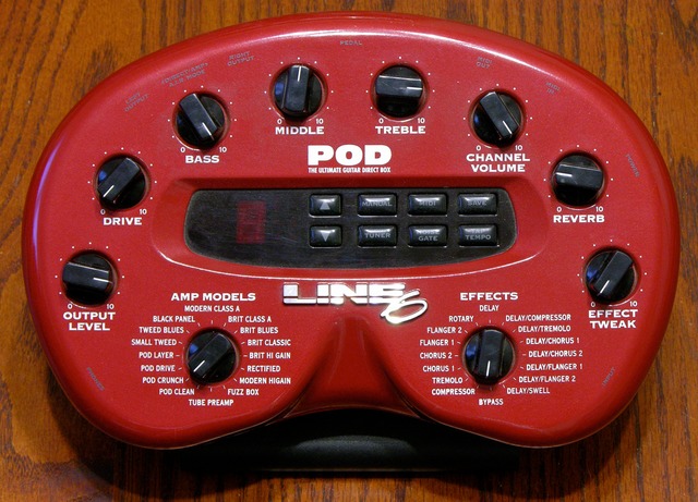 Line6 POD guitar amp modeler