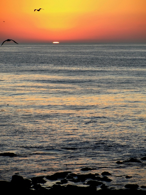 Sunset over the Pacific