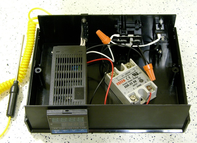 PID controller, front view