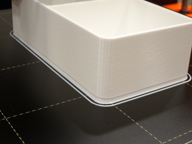 3D-printed PLA box