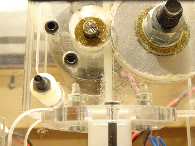 MakerBot CupCake extruder with missing motor shaft bearing