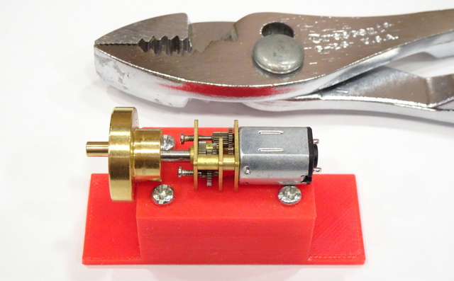 micro gearmotor with brass cam