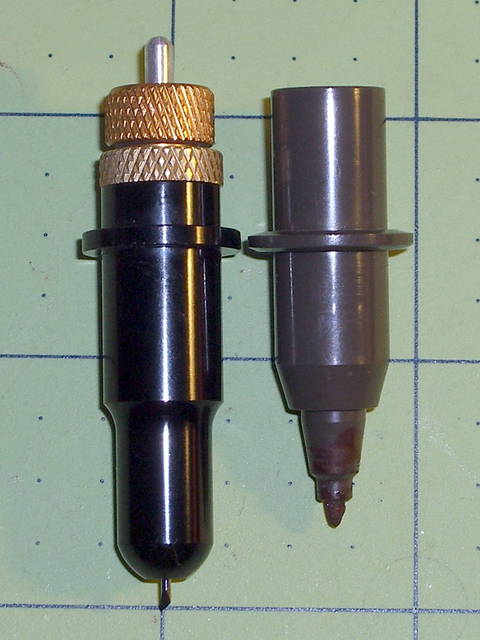 drag knife and plotter pen