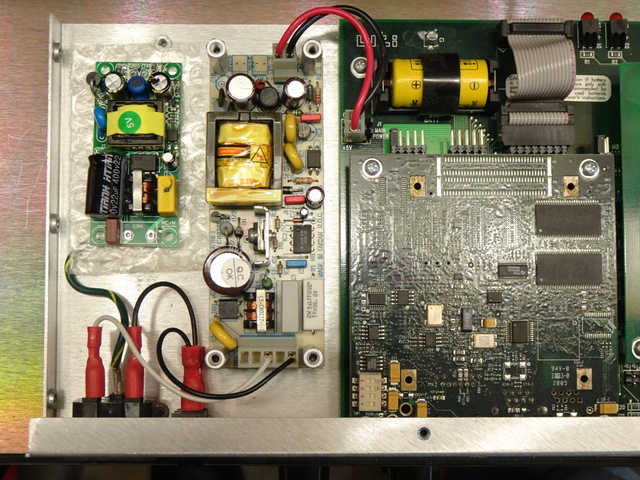 Pollcat shown with new and broken power supplies