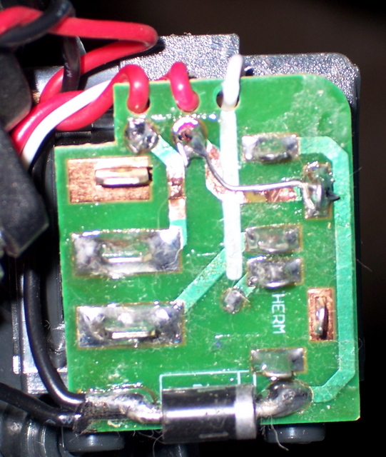 Wire Soldered Across Open Trace