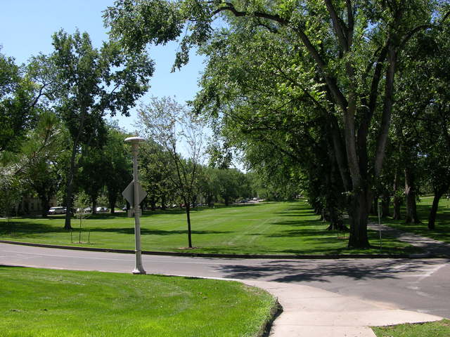Colorado State University Oval: northeast edge