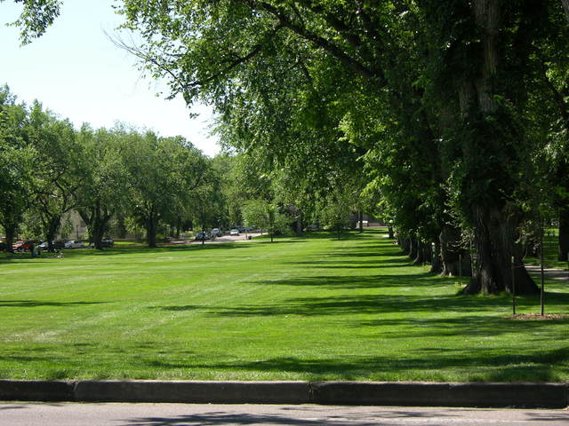 Colorado State University Oval: northeast edge