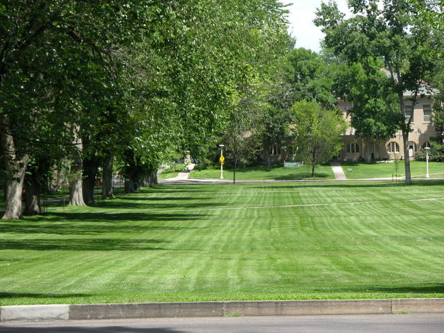 Colorado State University Oval: east of south edge