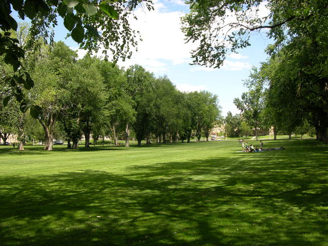 Colorado State University Oval: southeast edge