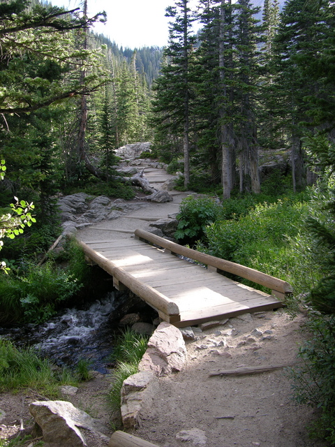 Rocky Mountain National Park: trail to Dream Lake