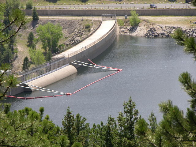 Gross Dam, Colorado: northern view
