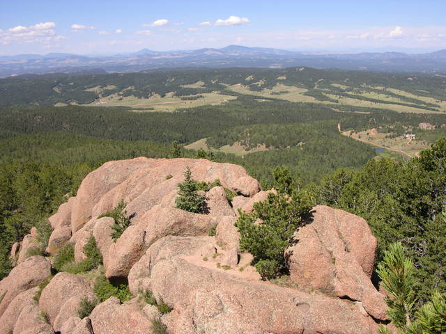 Top of Raspberry Mountain, Colorado