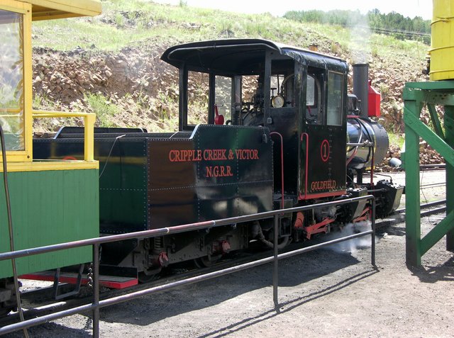 Cripple Creek and Victor Narrow Gauge Railroad locomotive