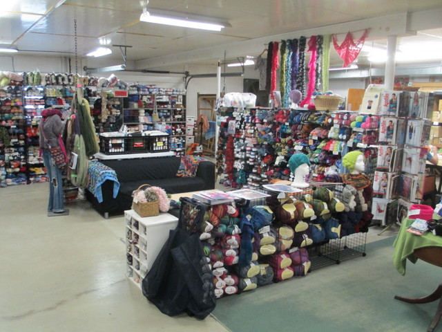 Yarn stock at Mannings Handweaving School and Supply Center