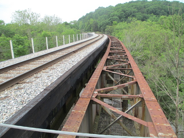 Railroad bridge in McCoy's Ferry area, Chesapeake and Ohio Canal National Historic Park