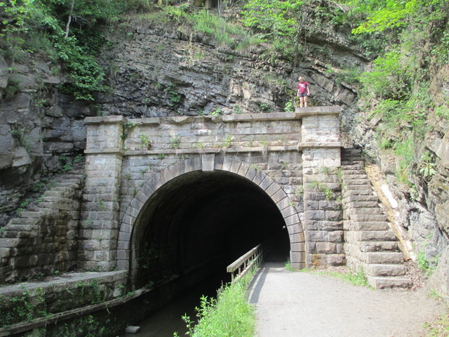 West entrance of Paw Paw Tunnel on Chesepeake and Ohio Canal