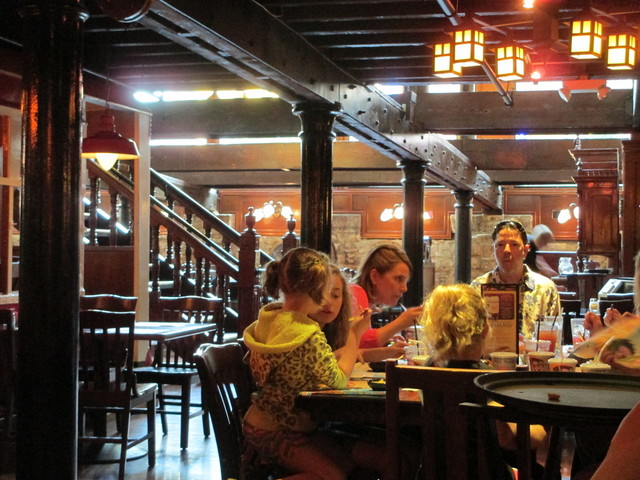 The Old Spaghetti Factory dining room, St. Louis, Missouri