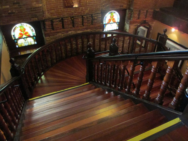 The Old Spaghetti Factory stairway, St. Louis, Missouri