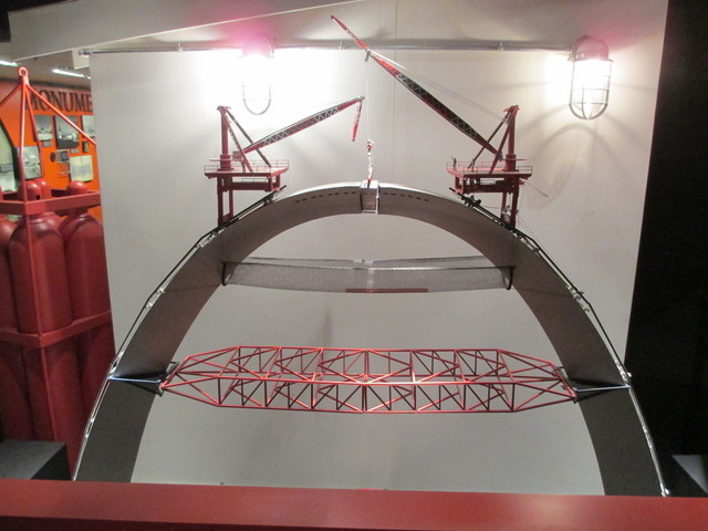 St. Louis Arch construction model